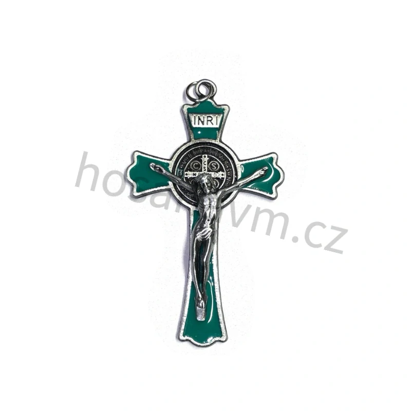 Kovový kříž sv. Benedikt 7,5 cm