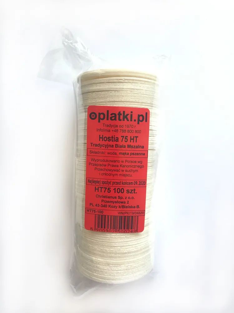 Hostie velké 75 mm s motivem (100 ks)