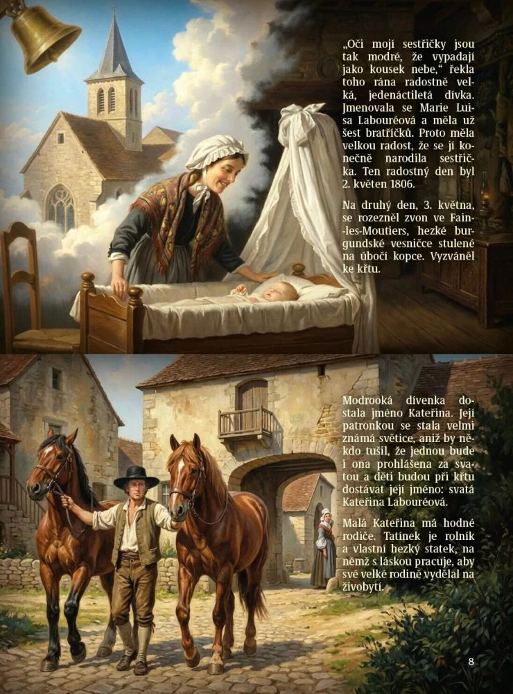Sv. Kateřina Labouré a zázračná medailka