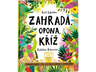 Zahrada, opona, kříž