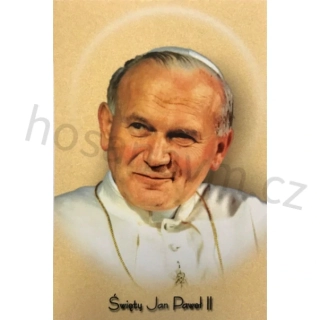 Kartička sv. Jan Pavel II. (A6)