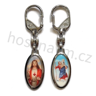 Klíčenka sv. Kryštof/ Srdce Pána Ježíše