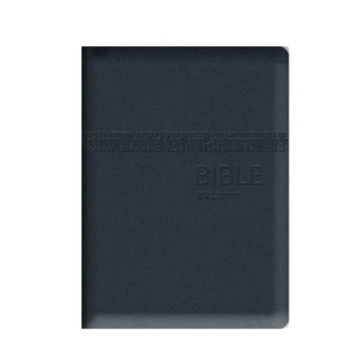 Bible ČEP DT malá, zip, výřezy, ocelově šedá