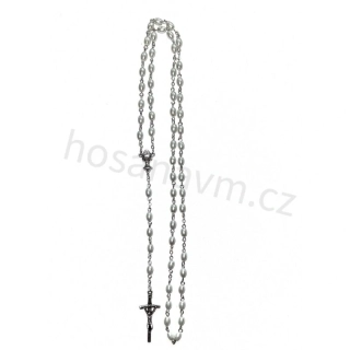 Dětský růženec k 1. svatému přijímání s kalichem (bílý)