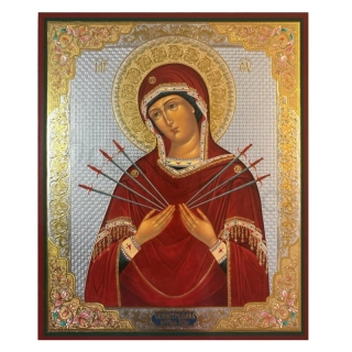 Ikona Panna Maria Sedmibolestná 22×18,2 cm