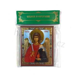 Ikona Archanděl Uriel 7,5×6,2 cm
